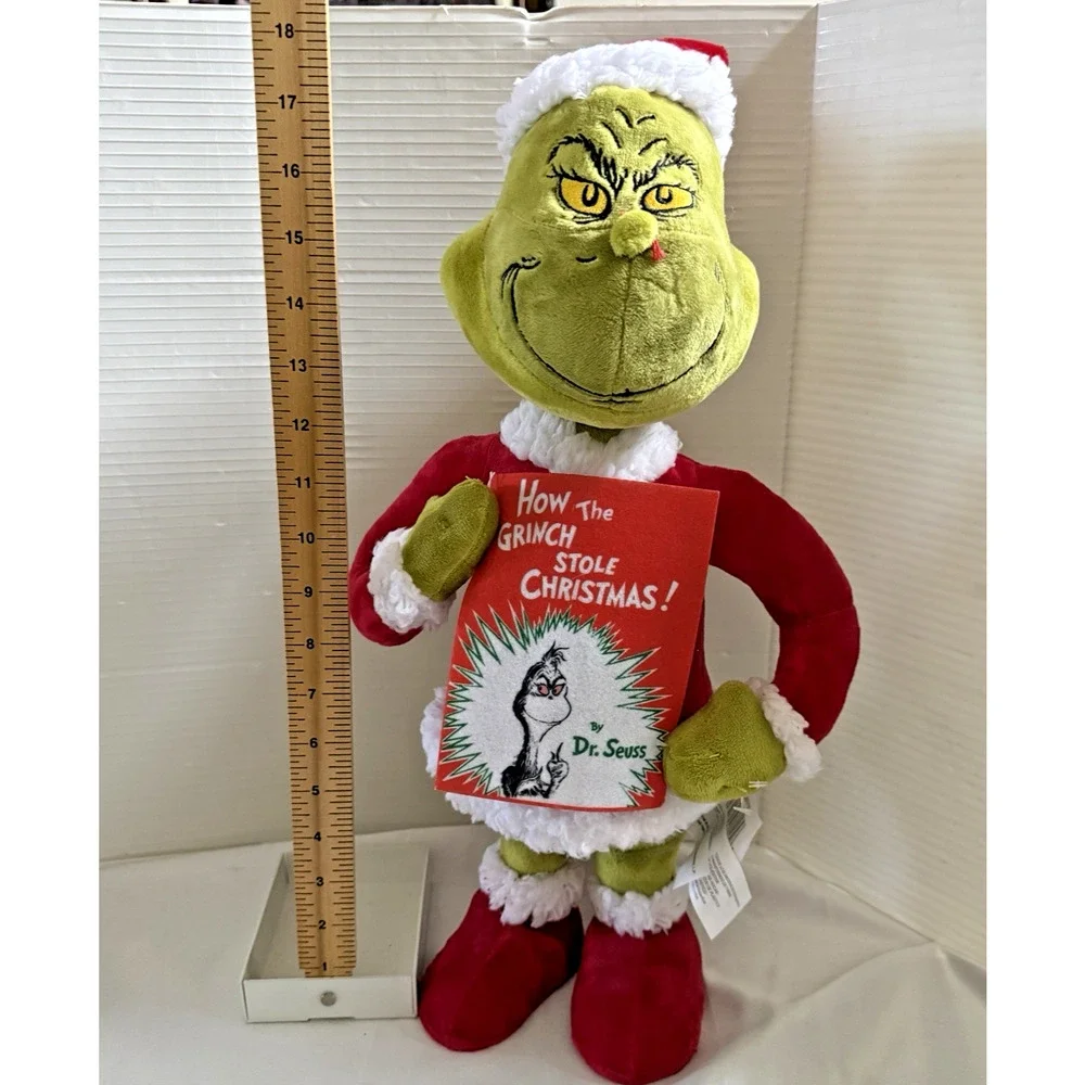 Gemmy 2022 The Grinch Christmas Door Greeter Plush 18.5